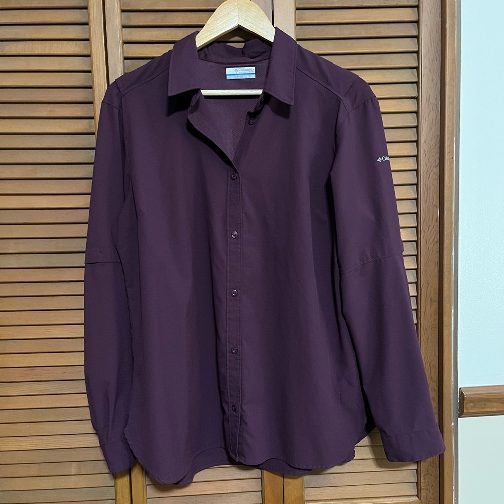 Columbia Deep Purple Shirt